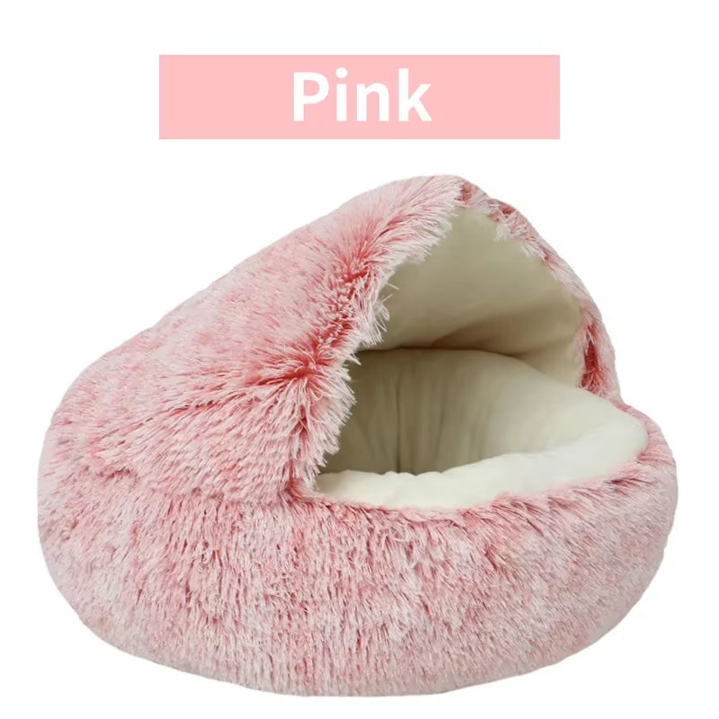 Cama refugio mullida para gatos — 40, 50 o 60 cm