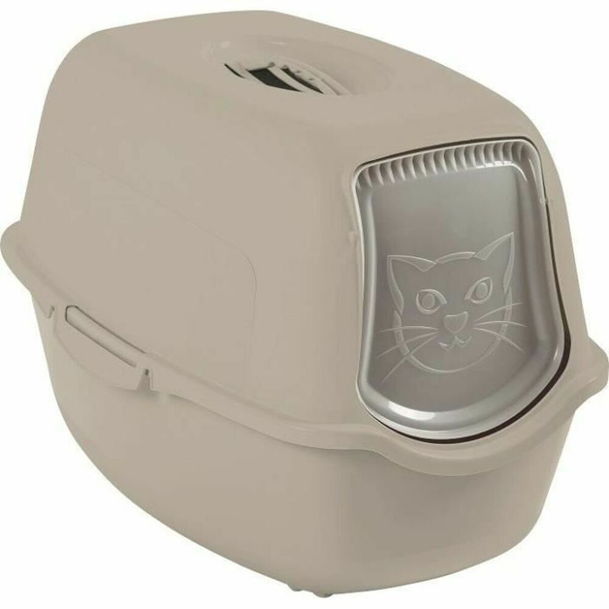 Arenero cerrado para gatos Rotho Bailey — beige — vista 3