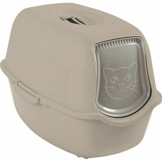 Arenero cerrado para gatos Rotho Bailey — beige