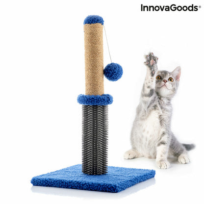Rascador para gatos Miausage con masajeador y pelota