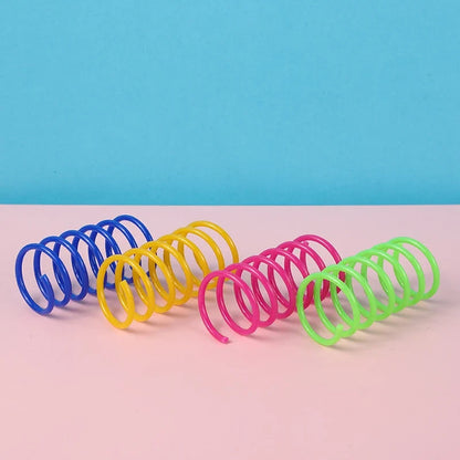 Muelles de colores para gatos — packs de 4 a 20