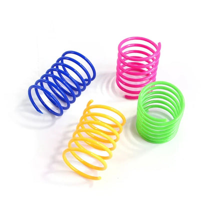 Muelles de colores para gatos — packs de 4 a 20