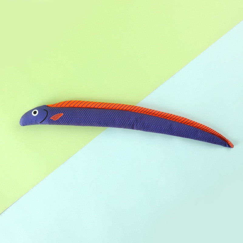 Pez de tela para gatos — seis diseños