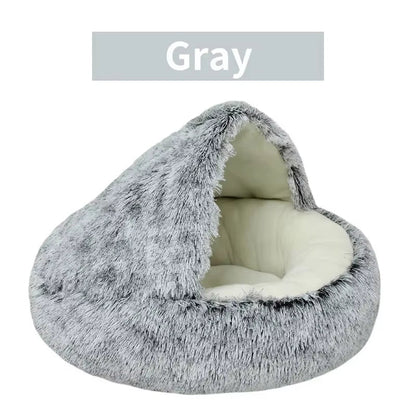 Cama refugio mullida para gatos — 40, 50 o 60 cm