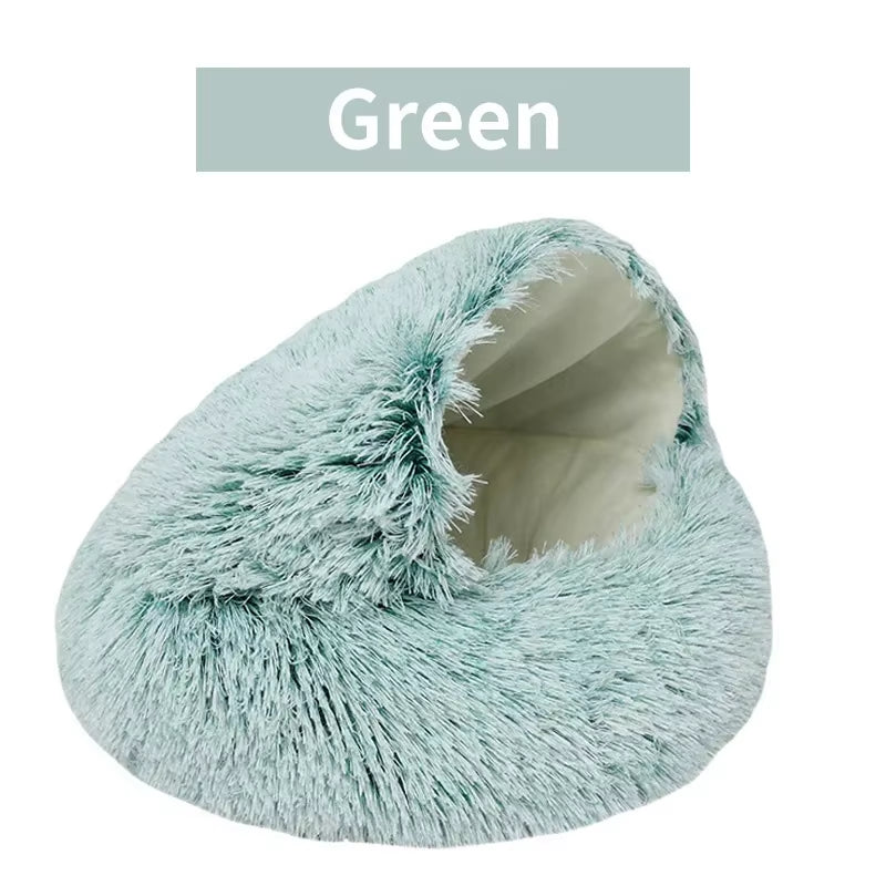 Cama refugio mullida para gatos — 40, 50 o 60 cm