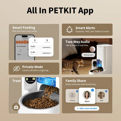 Comedero automático PETKIT YumShare Solo 2 — 3 L